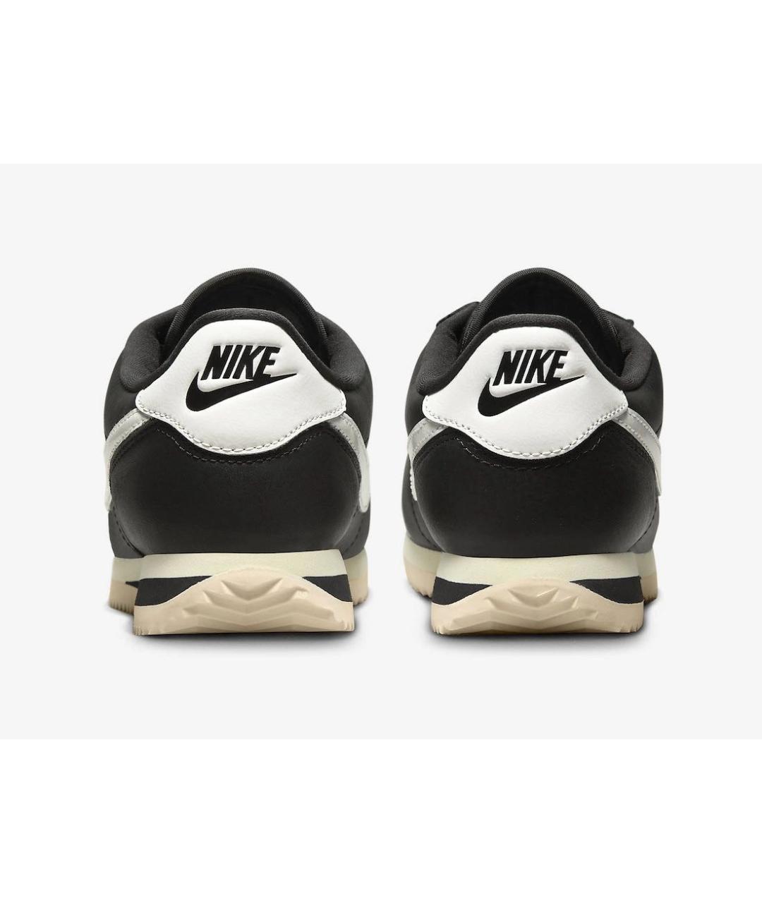 NIKE Черные кожаные кроссовки, фото 4