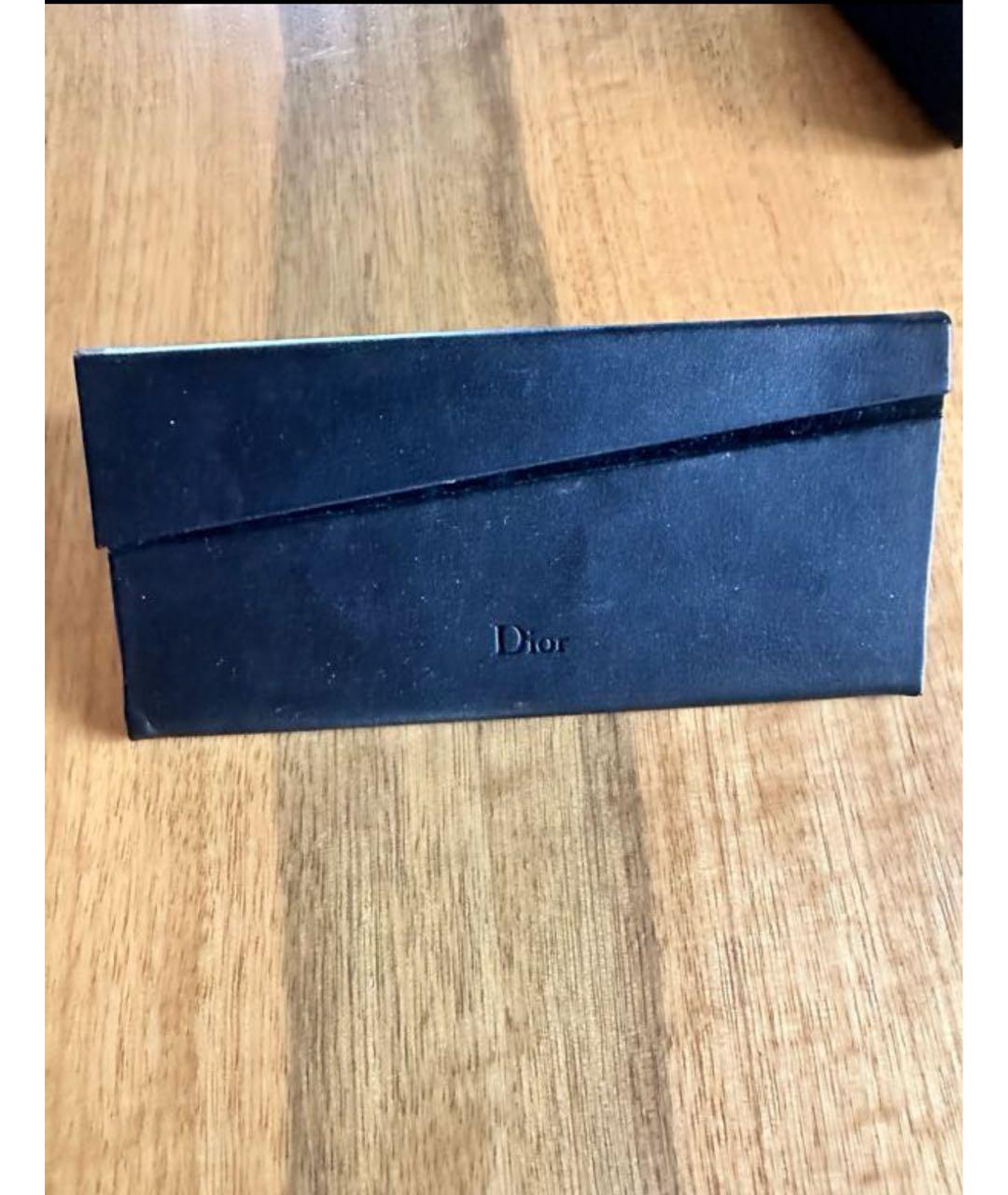 CHRISTIAN DIOR Черные пластиковые солнцезащитные очки, фото 4