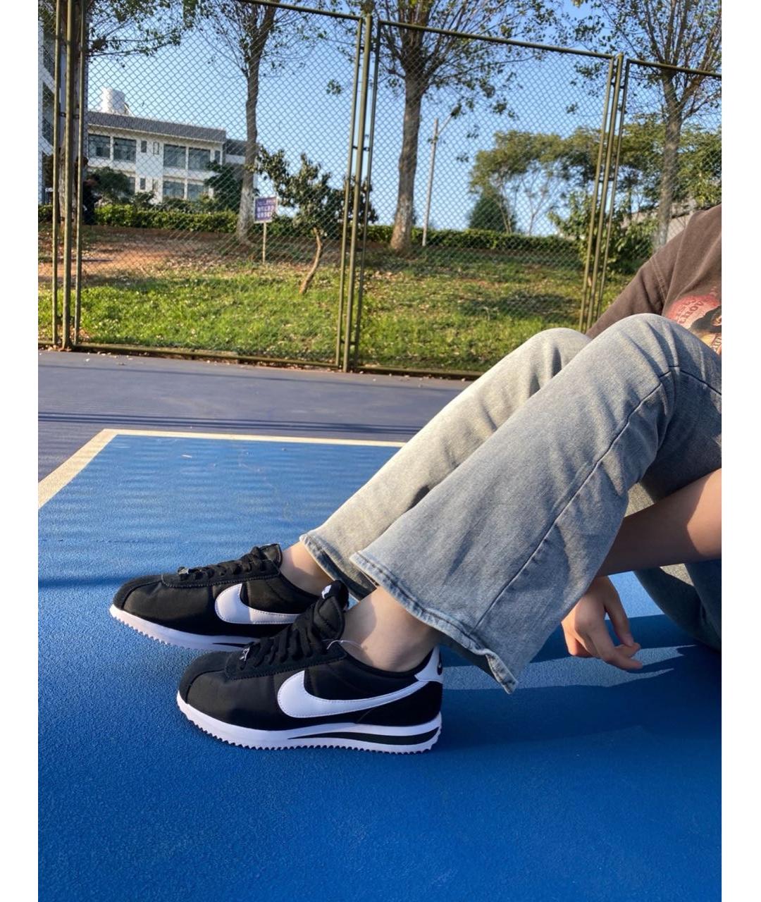 NIKE Черные текстильные кроссовки, фото 5