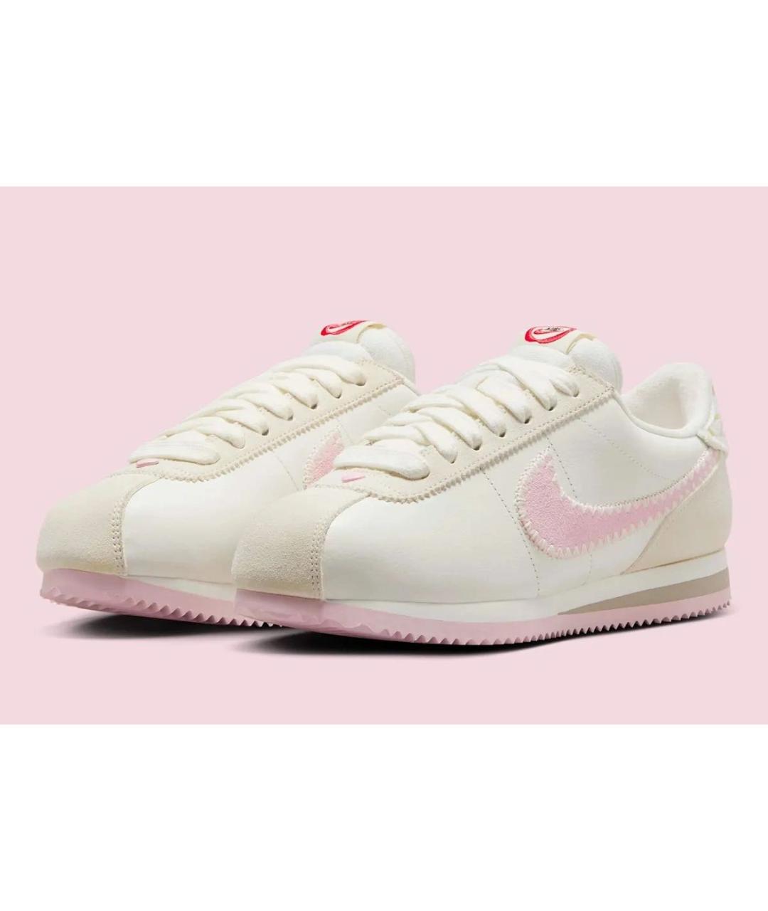 NIKE Розовые кожаные кроссовки, фото 2