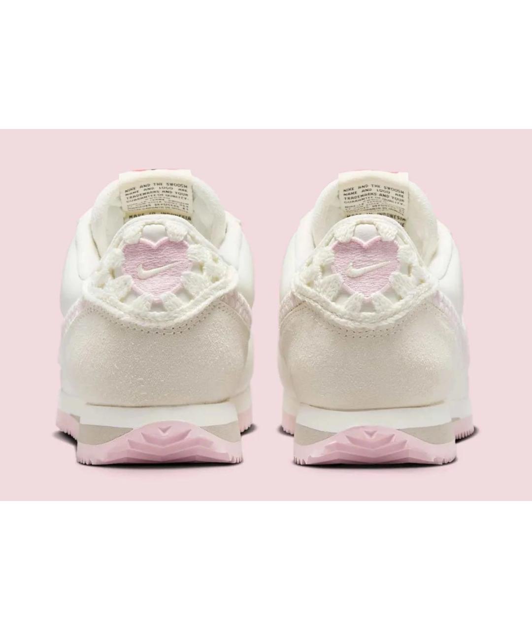 NIKE Розовые кожаные кроссовки, фото 4