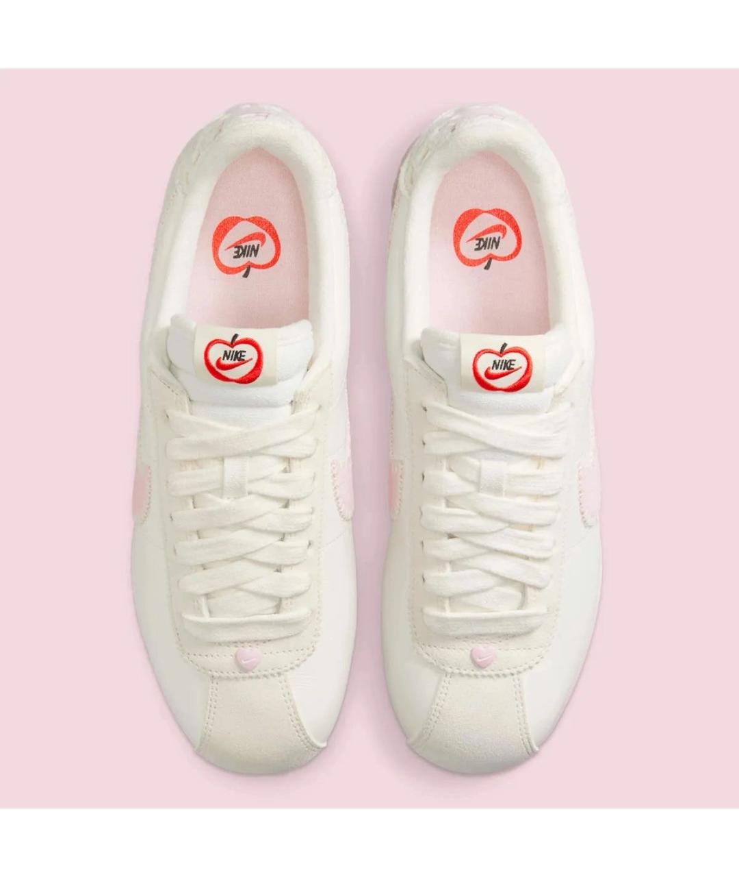 NIKE Розовые кожаные кроссовки, фото 3