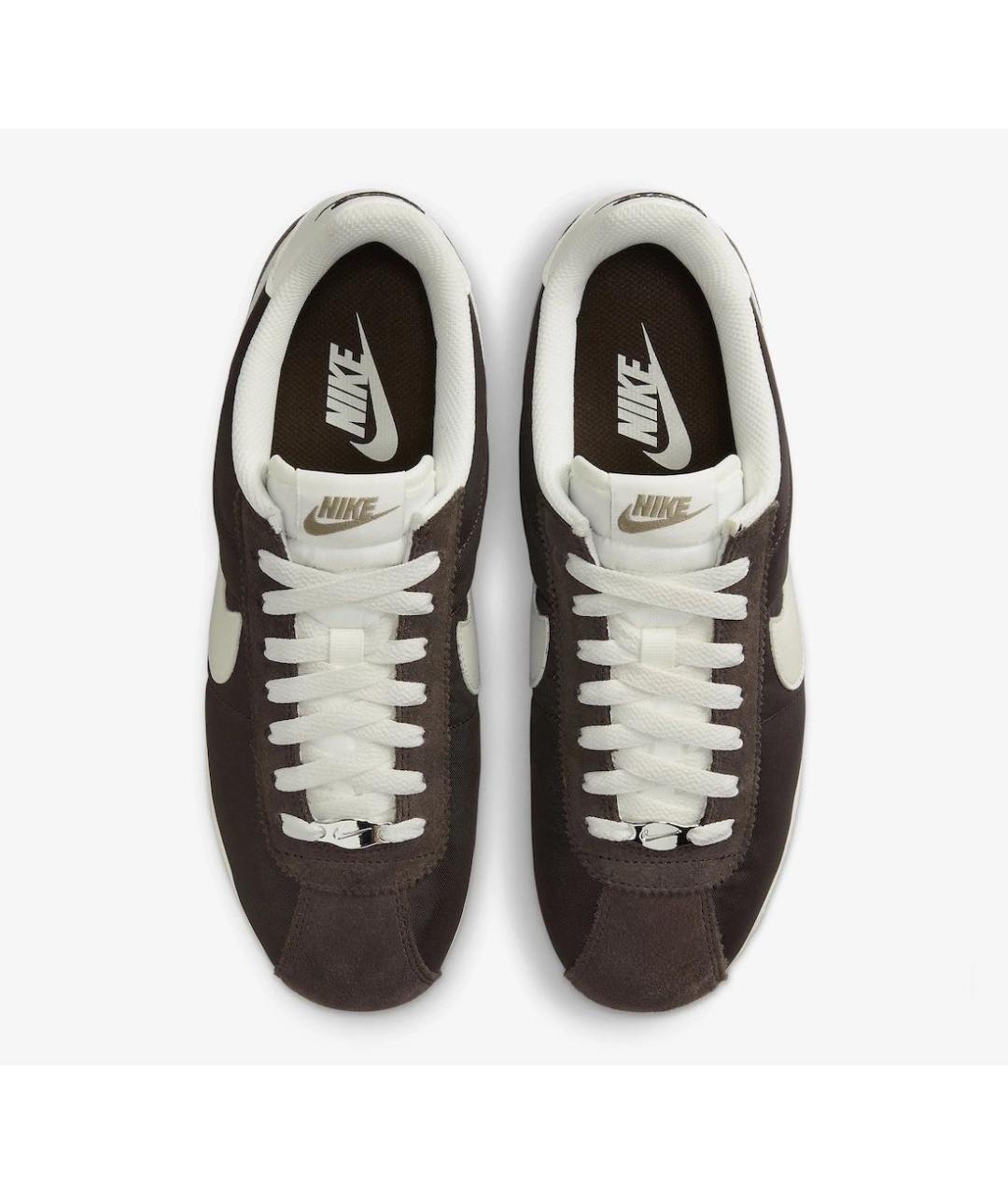 NIKE Коричневые текстильные кроссовки, фото 3