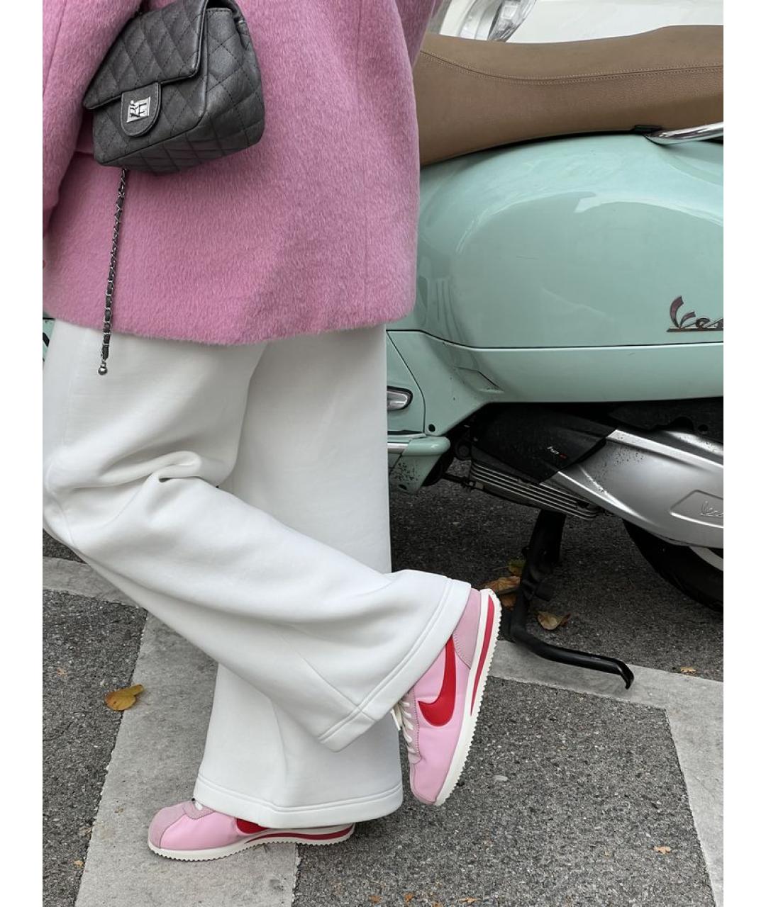 NIKE Розовые текстильные кроссовки, фото 5