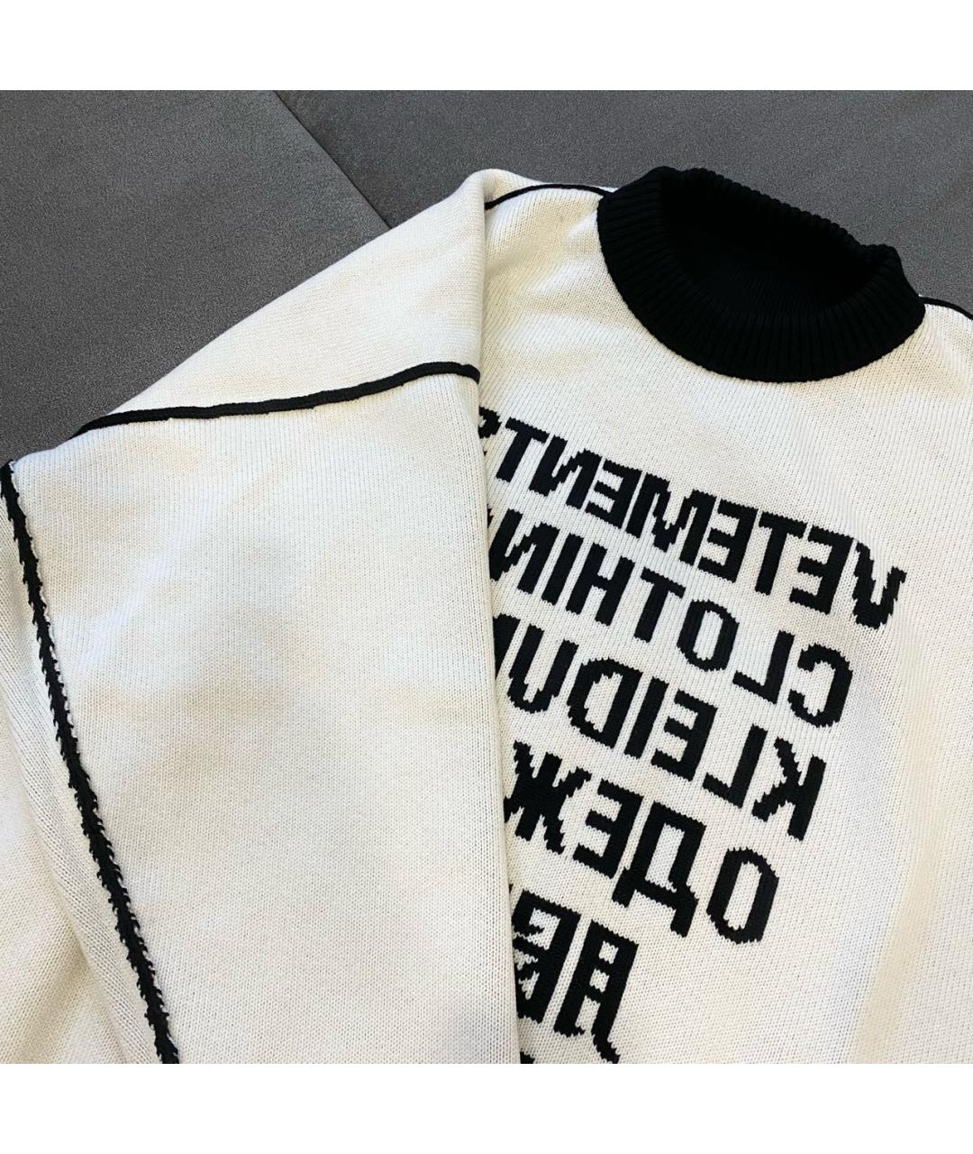 VETEMENTS Черный шерстяной джемпер / свитер, фото 7