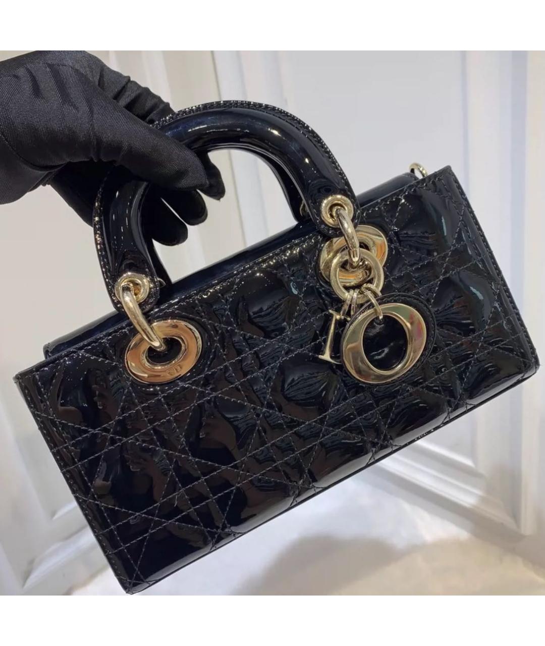 CHRISTIAN DIOR Черная сумка с короткими ручками, фото 3
