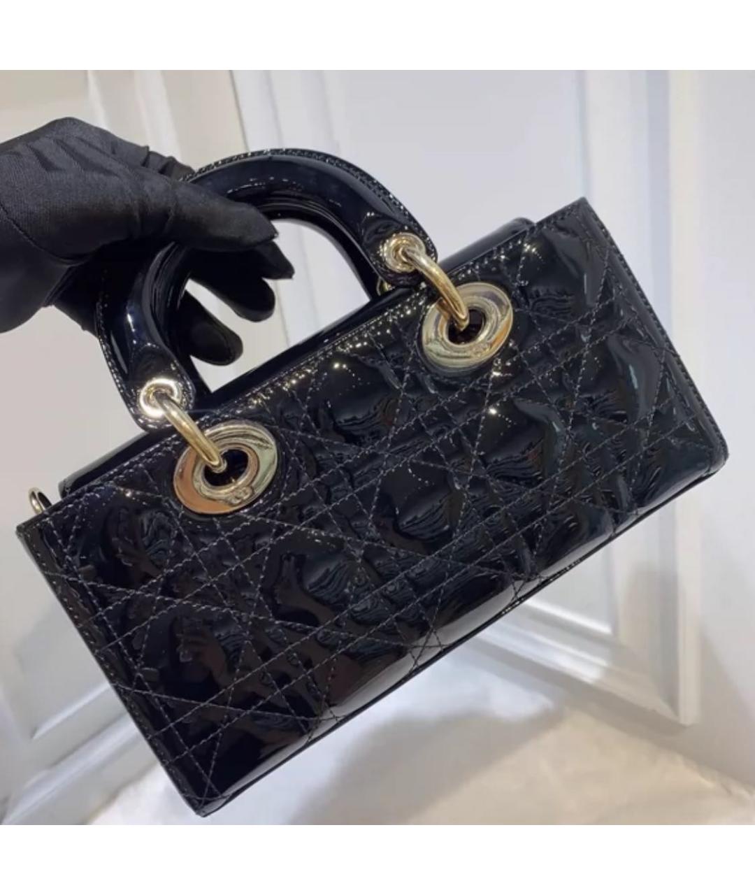 CHRISTIAN DIOR Черная сумка с короткими ручками, фото 4