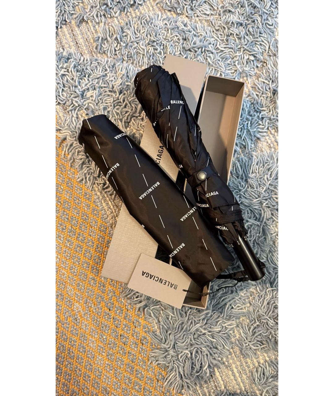 BALENCIAGA Черный зонт, фото 5