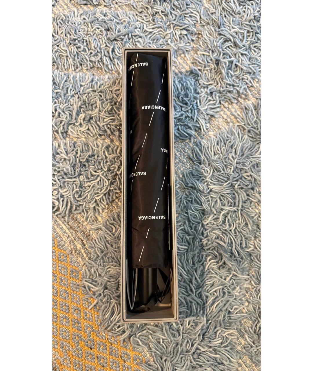 BALENCIAGA Черный зонт, фото 6