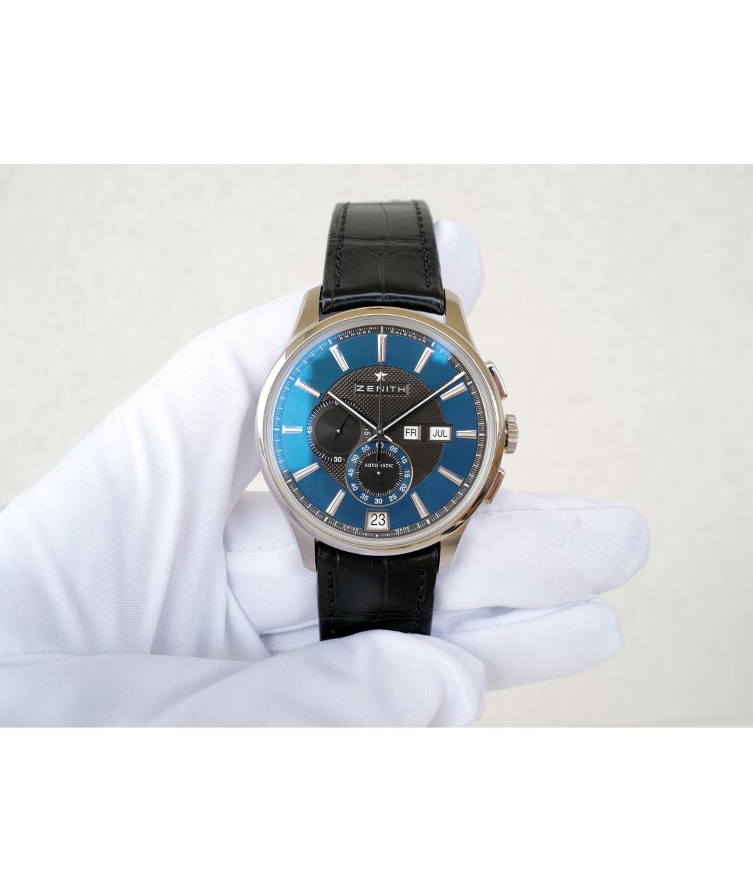 ZENITH Темно-синие часы, фото 2