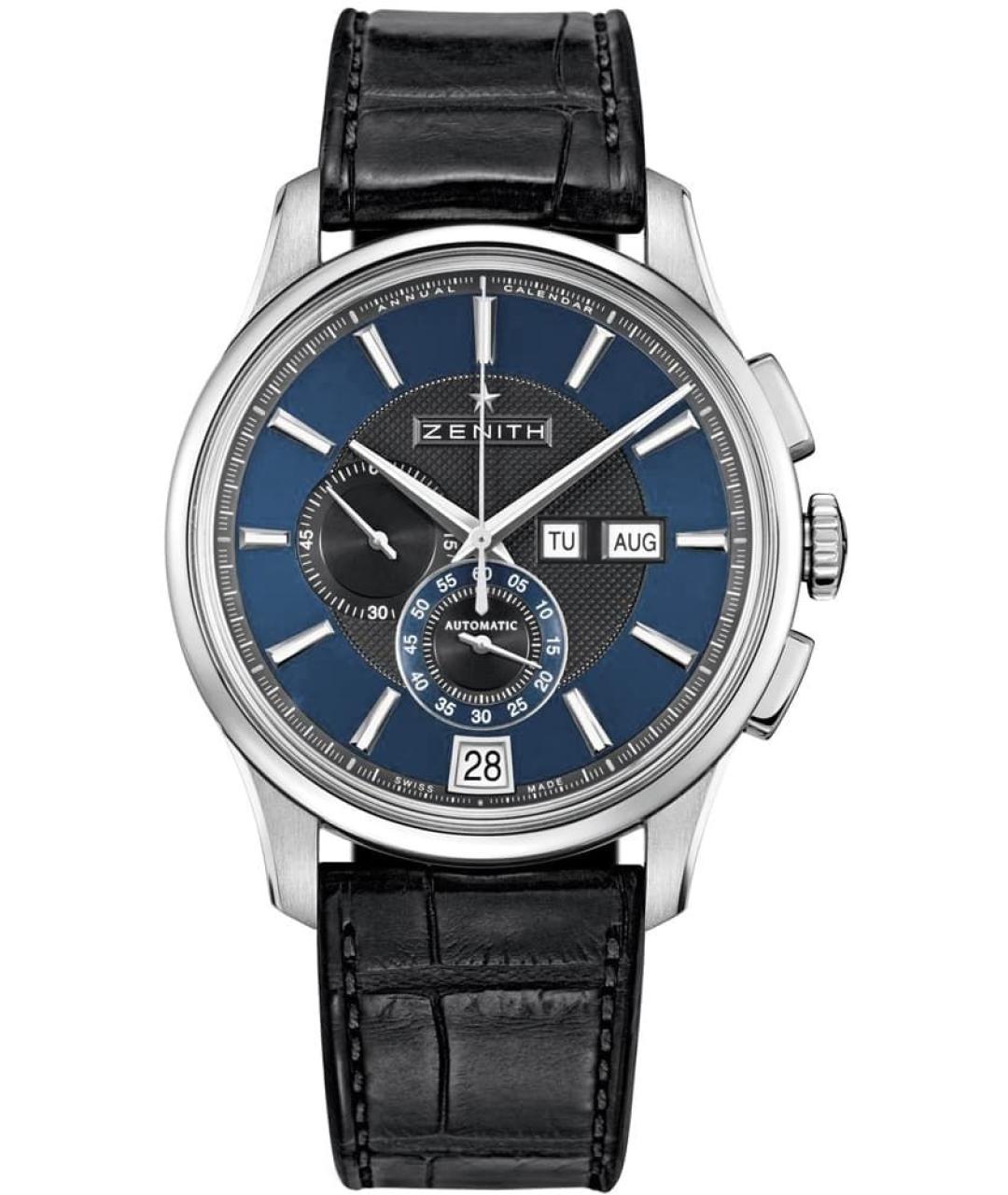 ZENITH Темно-синие часы, фото 1