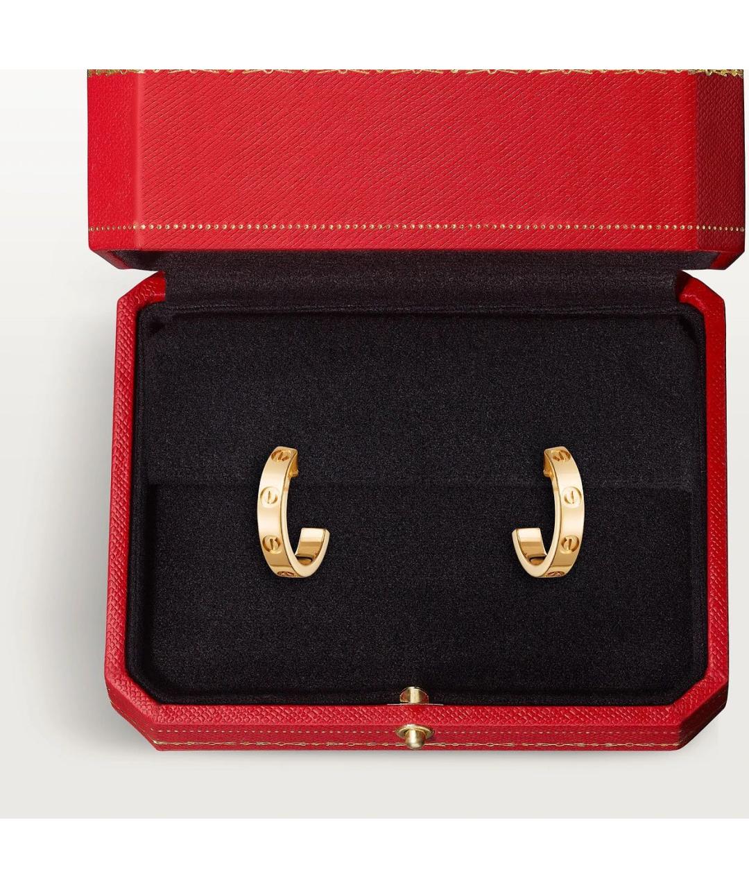 CARTIER Золотые серьги из желтого золота, фото 4