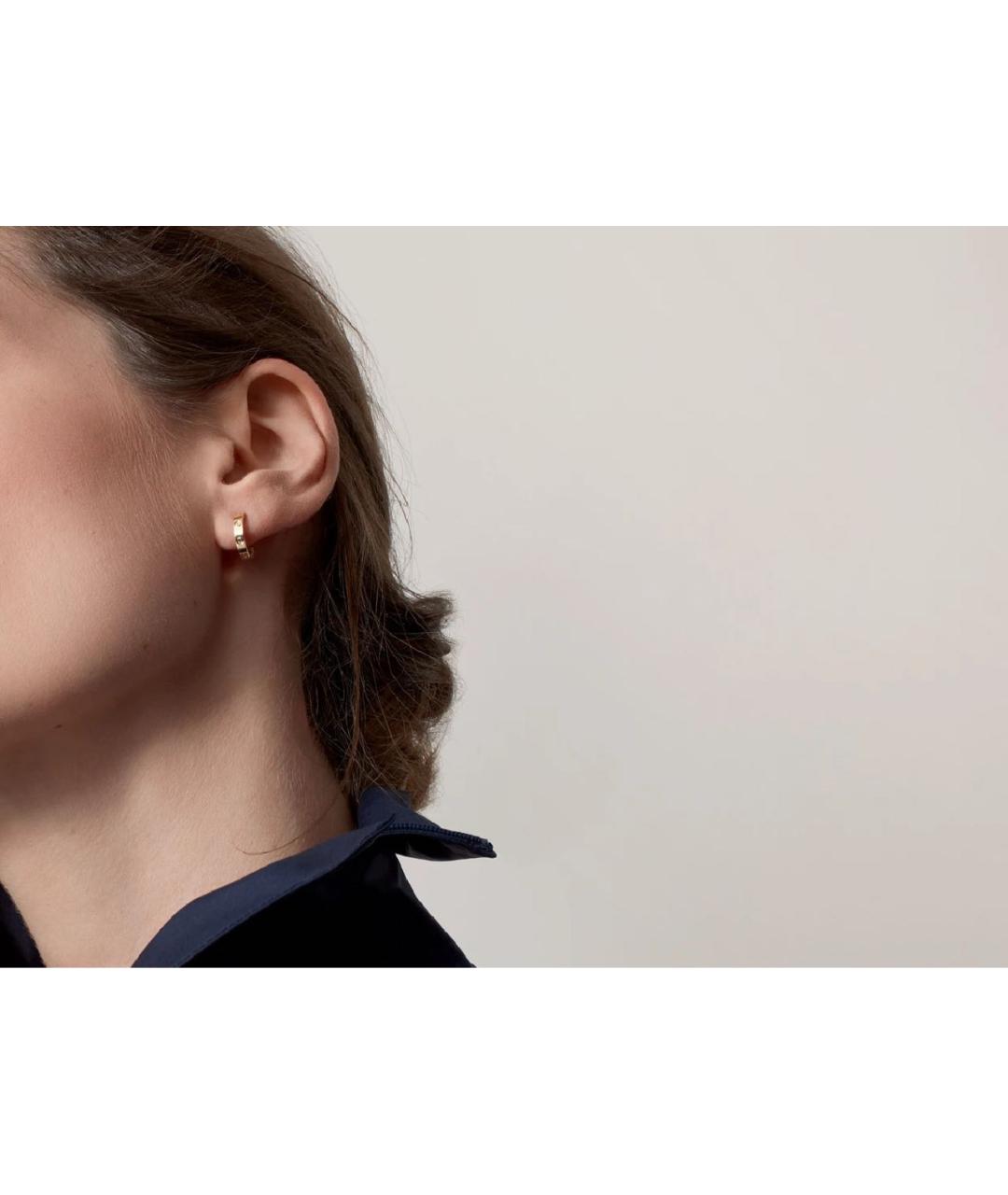CARTIER Золотые серьги из желтого золота, фото 2