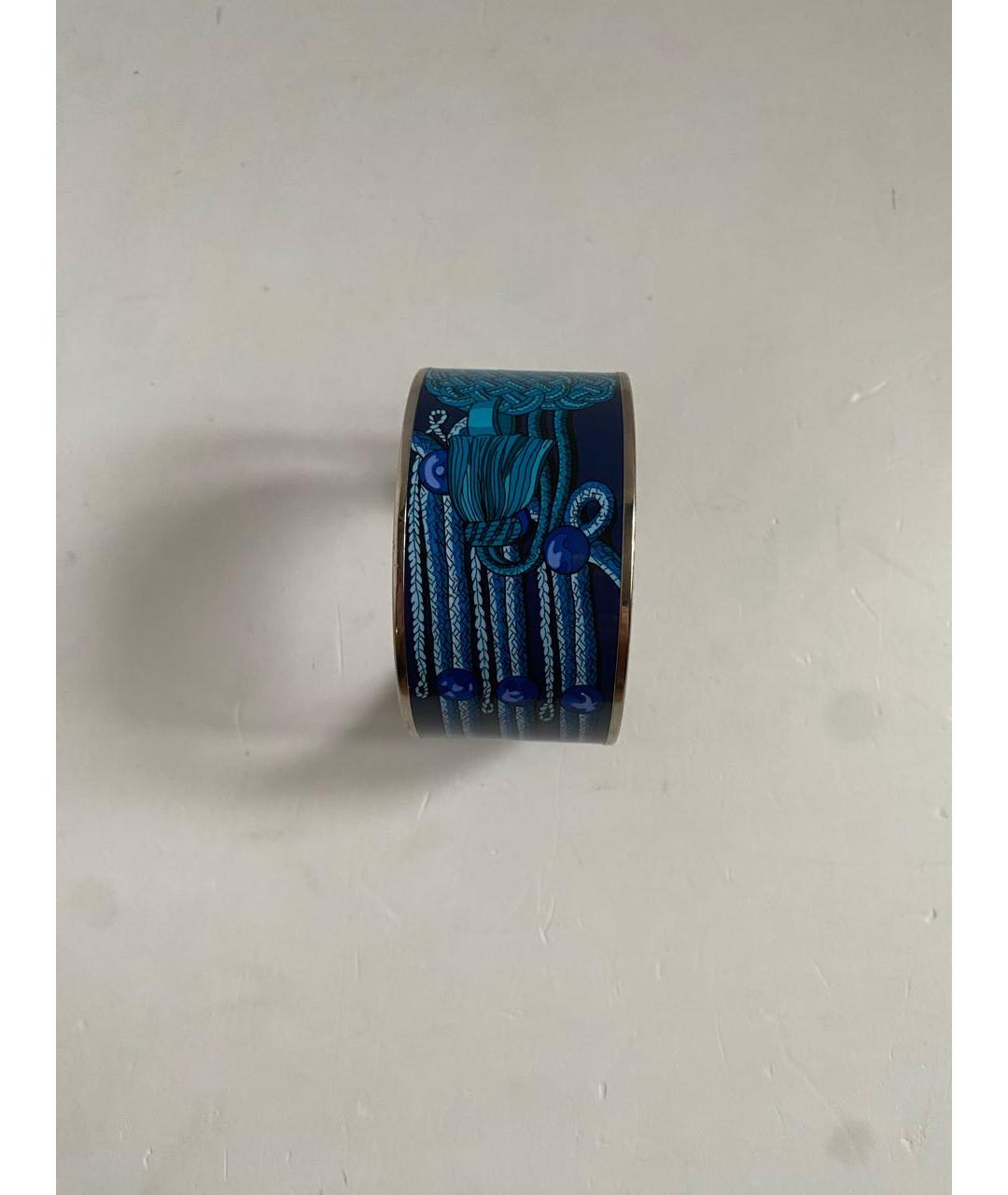 HERMES Синий металлический браслет, фото 9