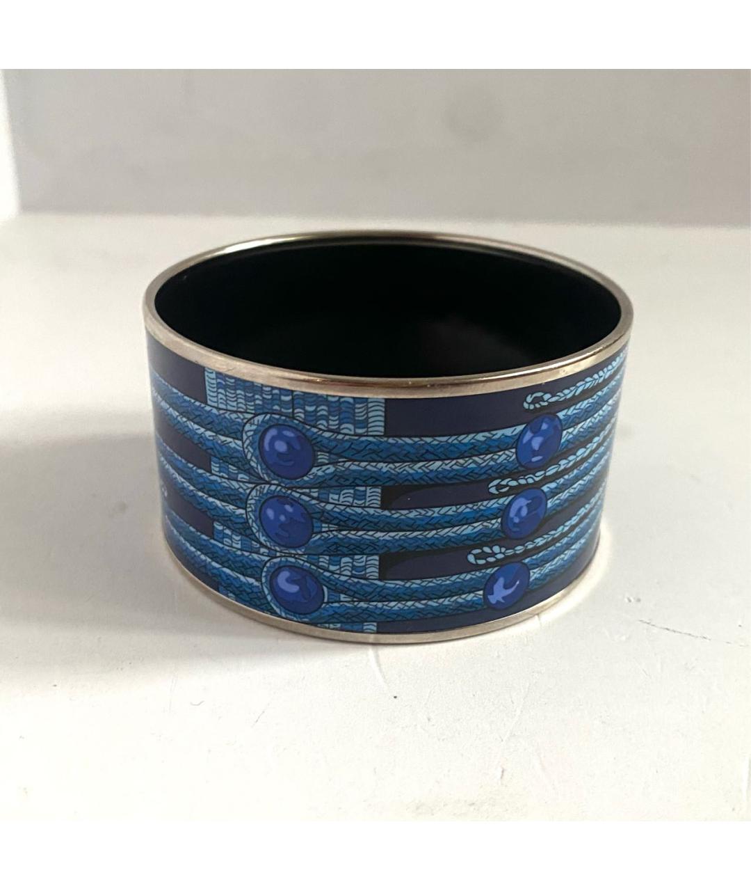 HERMES Синий металлический браслет, фото 8