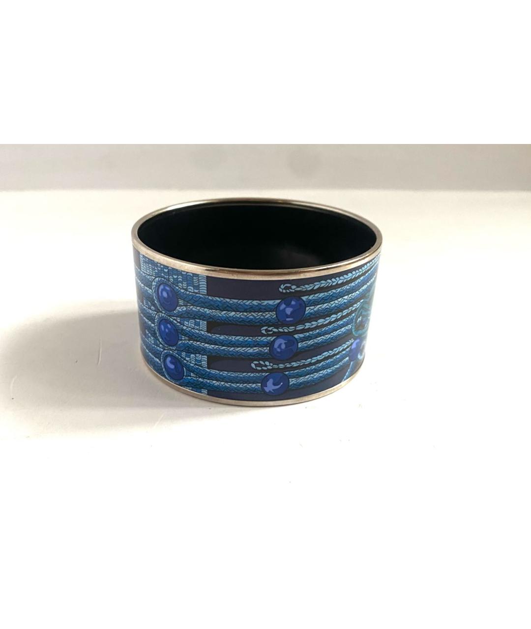 HERMES Синий металлический браслет, фото 2