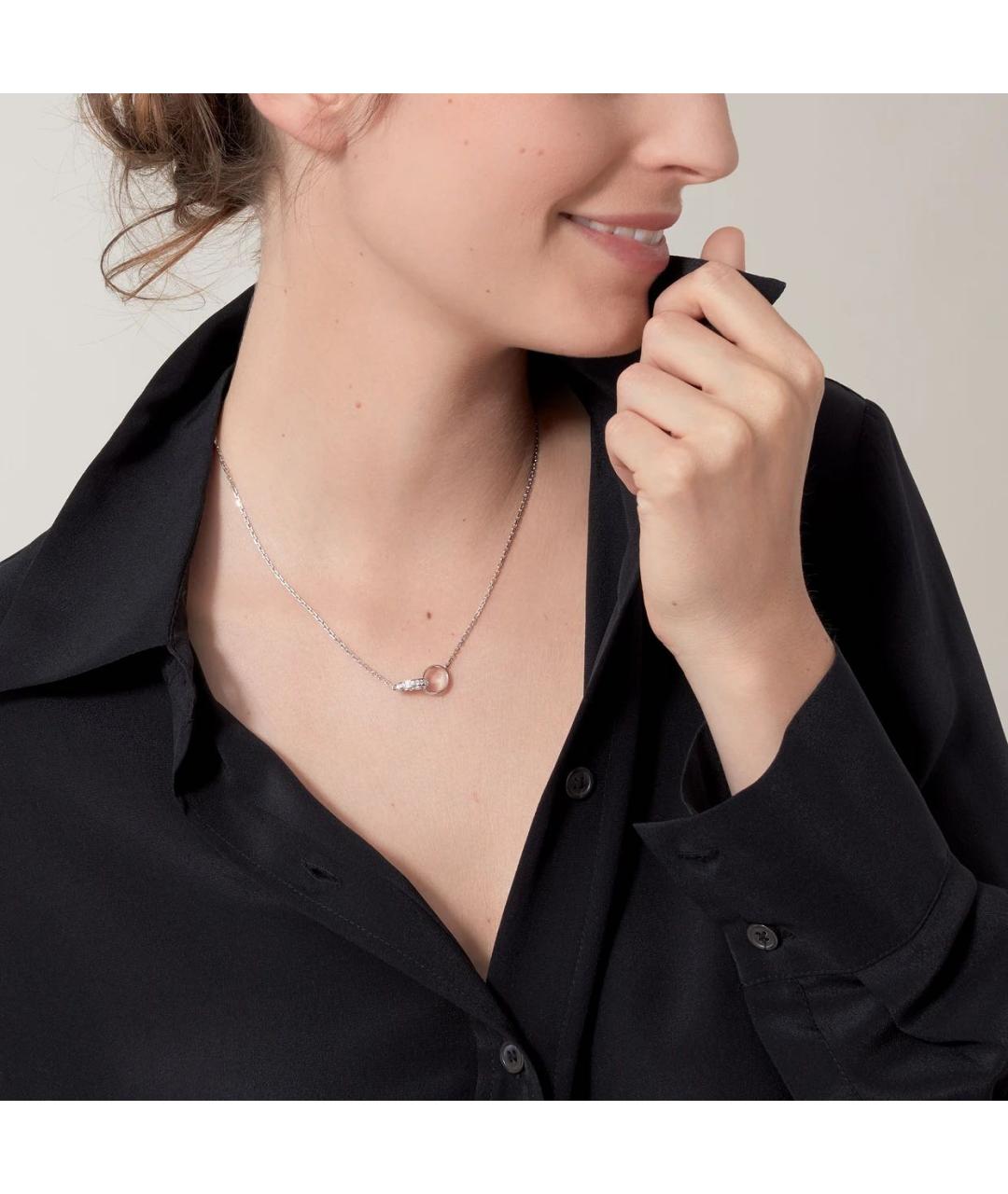 CARTIER Серебряное колье из белого золота, фото 2