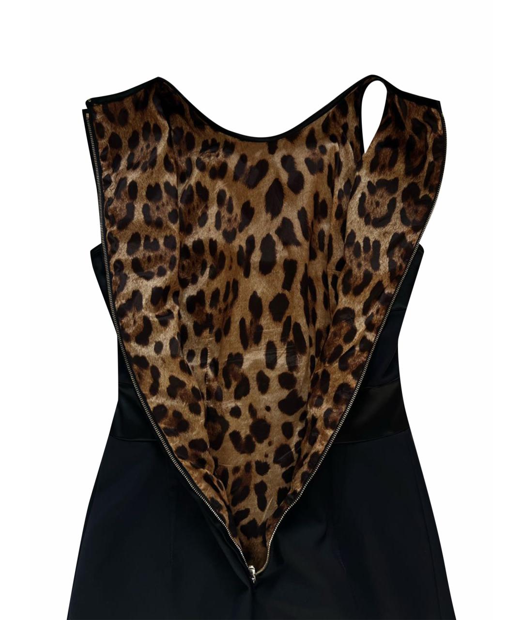 DOLCE&GABBANA Черное коктейльное платье, фото 14