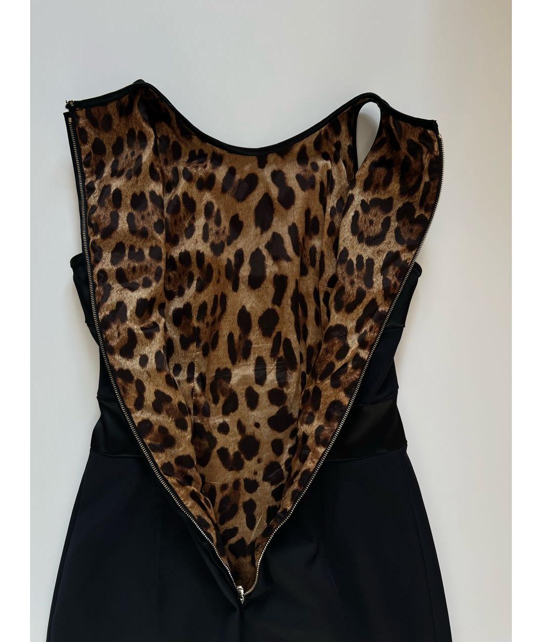 DOLCE&GABBANA Черное коктейльное платье, фото 4