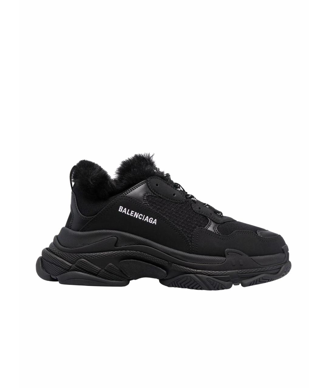 BALENCIAGA Черные кроссовки, фото 1