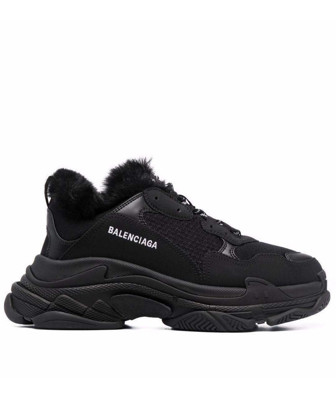 BALENCIAGA Черные кроссовки, фото 6