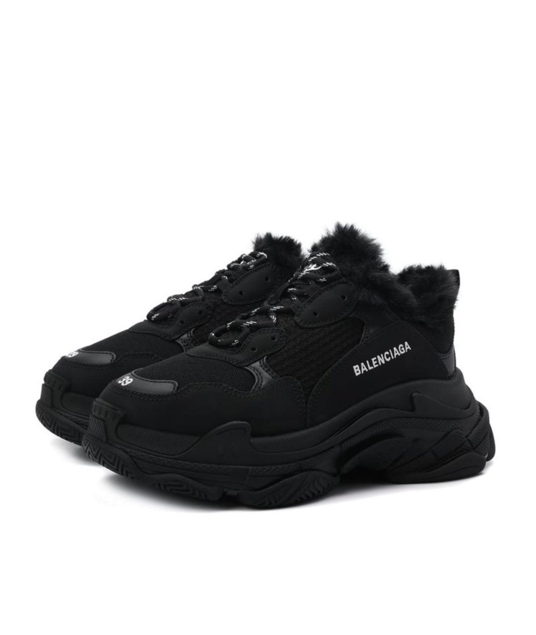 BALENCIAGA Черные кроссовки, фото 2