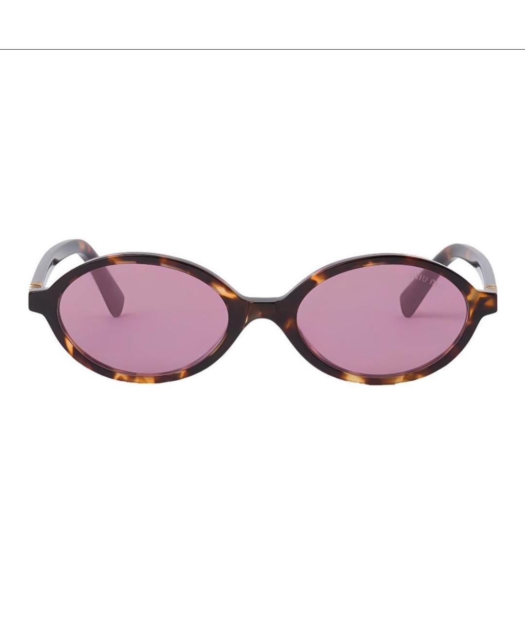 MIU MIU Розовые солнцезащитные очки, фото 1