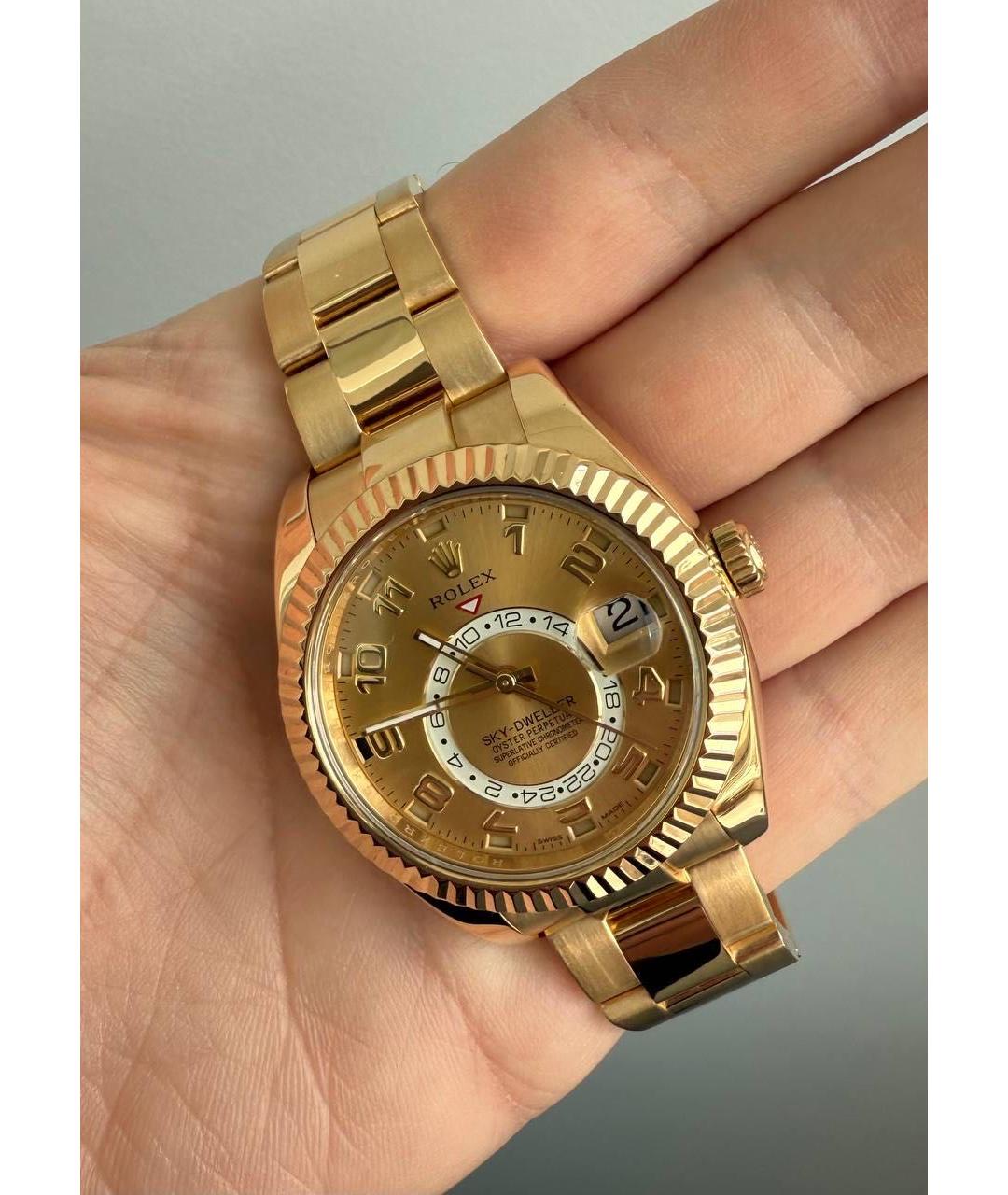 ROLEX Золотые часы из желтого золота, фото 9