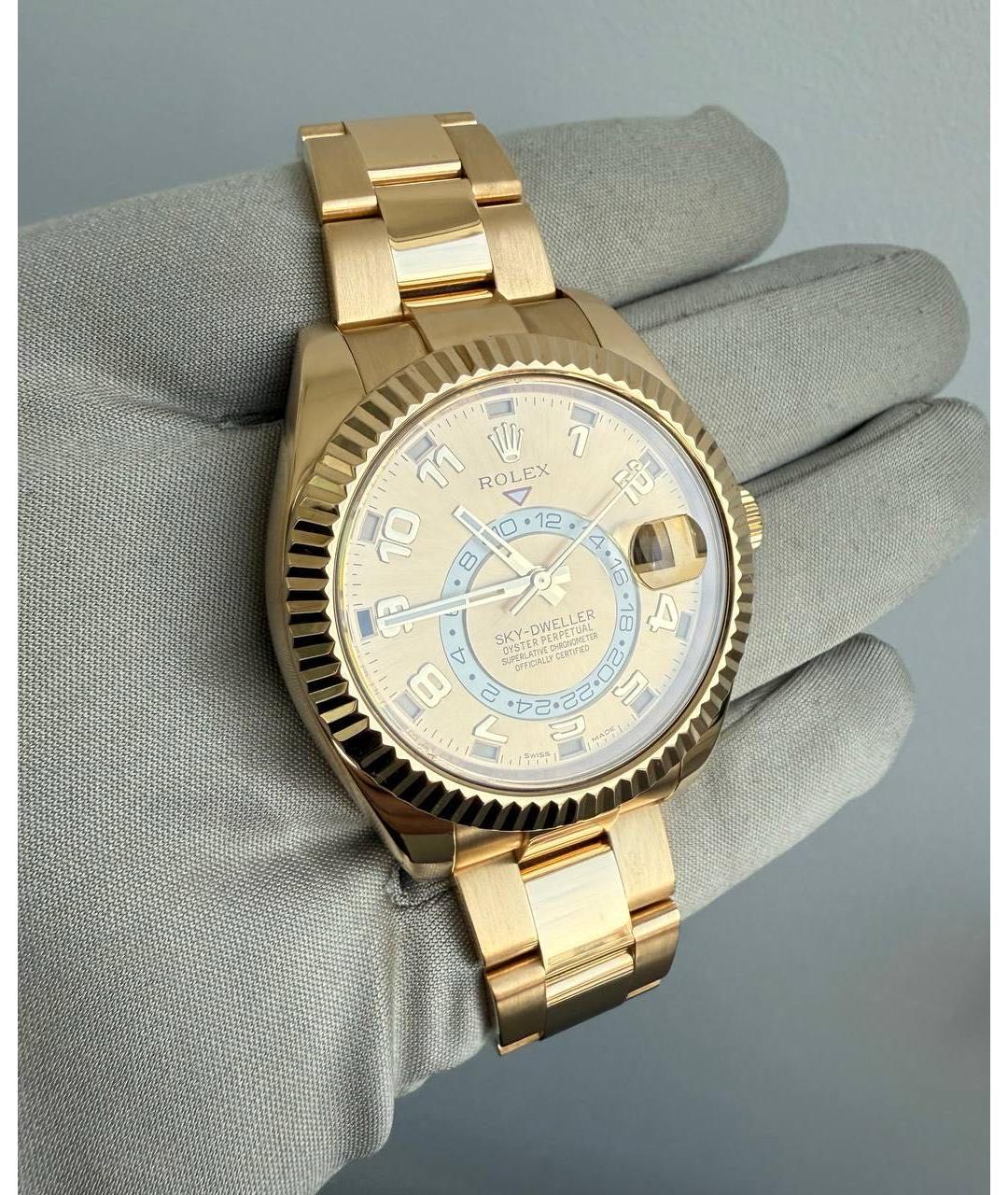 ROLEX Золотые часы из желтого золота, фото 4