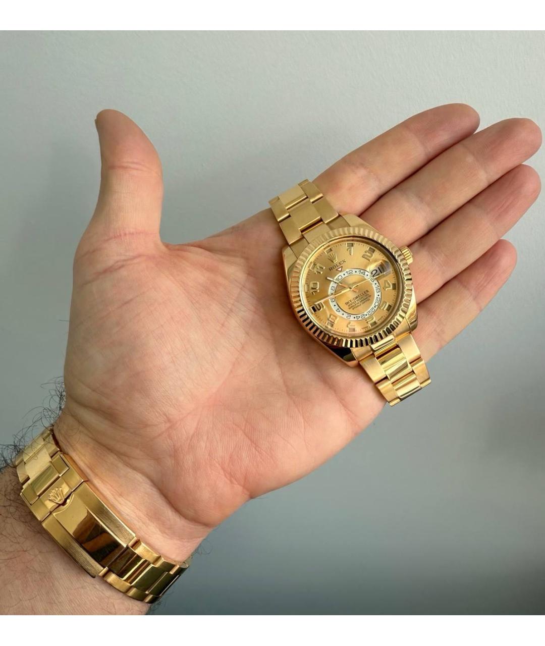 ROLEX Золотые часы из желтого золота, фото 8