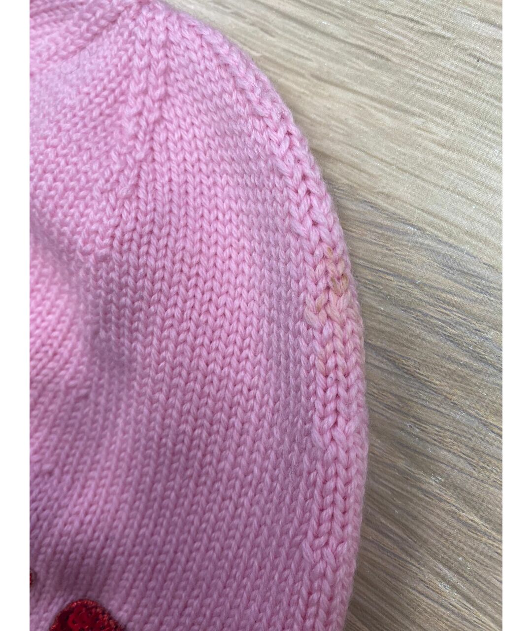 GUCCI Розовая хлопковая шапка, фото 5