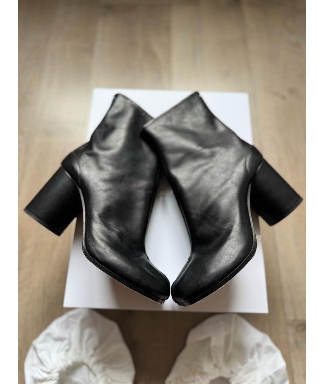 MAISON MARGIELA Черные ботильоны, фото 5