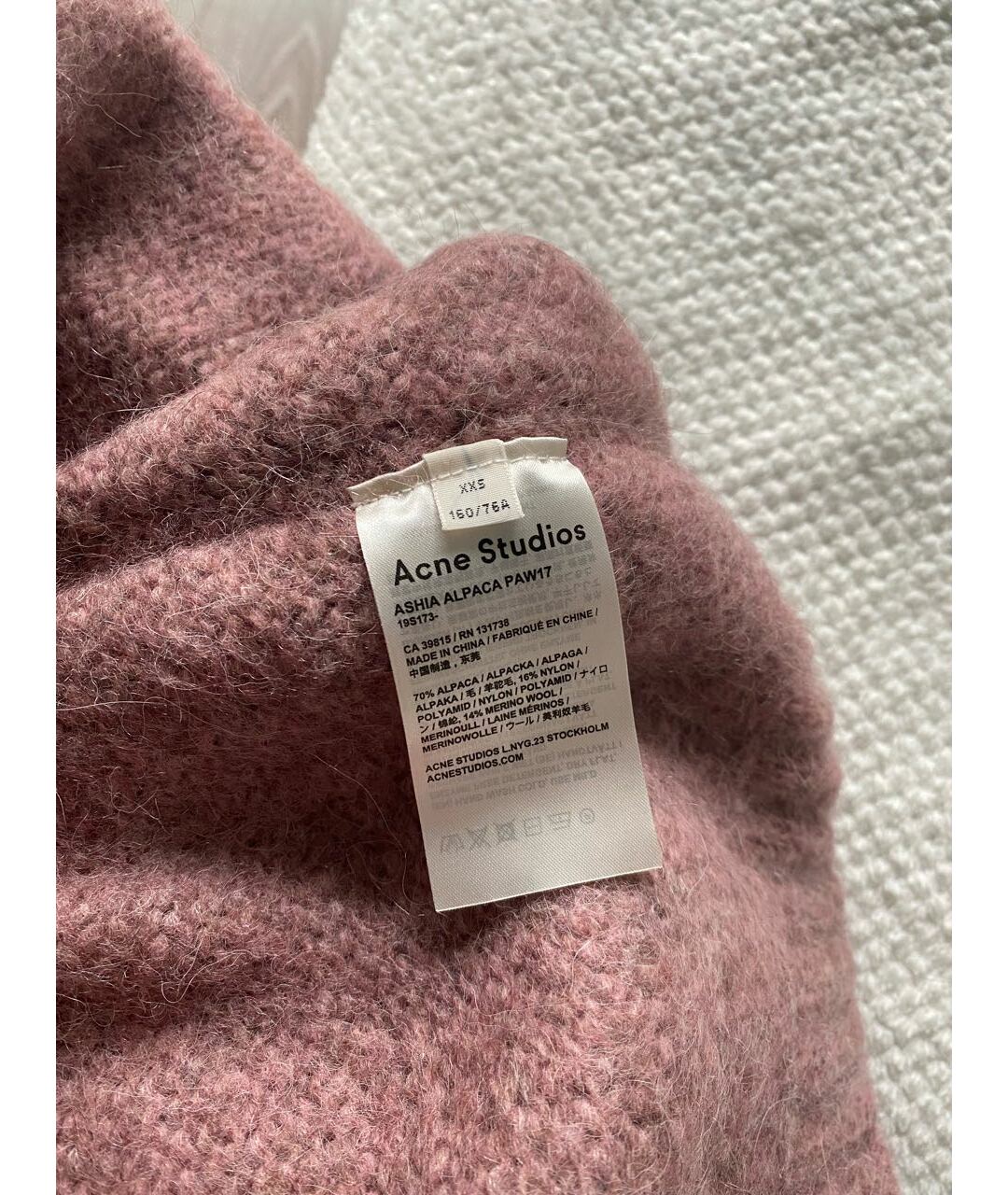 ACNE STUDIOS Розовый джемпер / свитер, фото 4