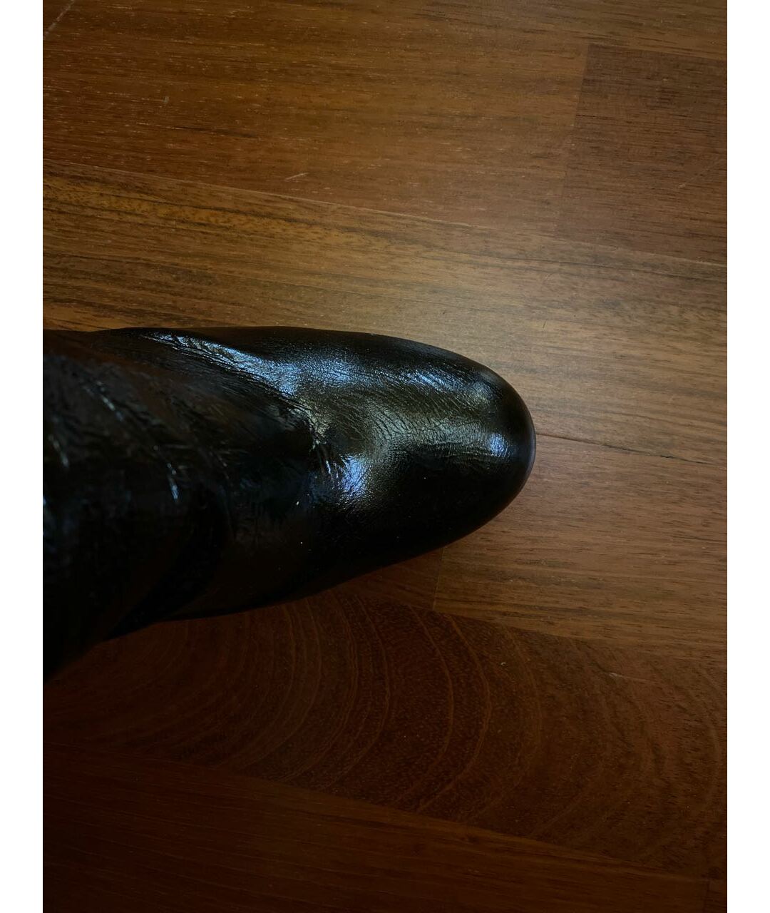 YVES SAINT LAURENT VINTAGE Черные сапоги из лакированной кожи, фото 3