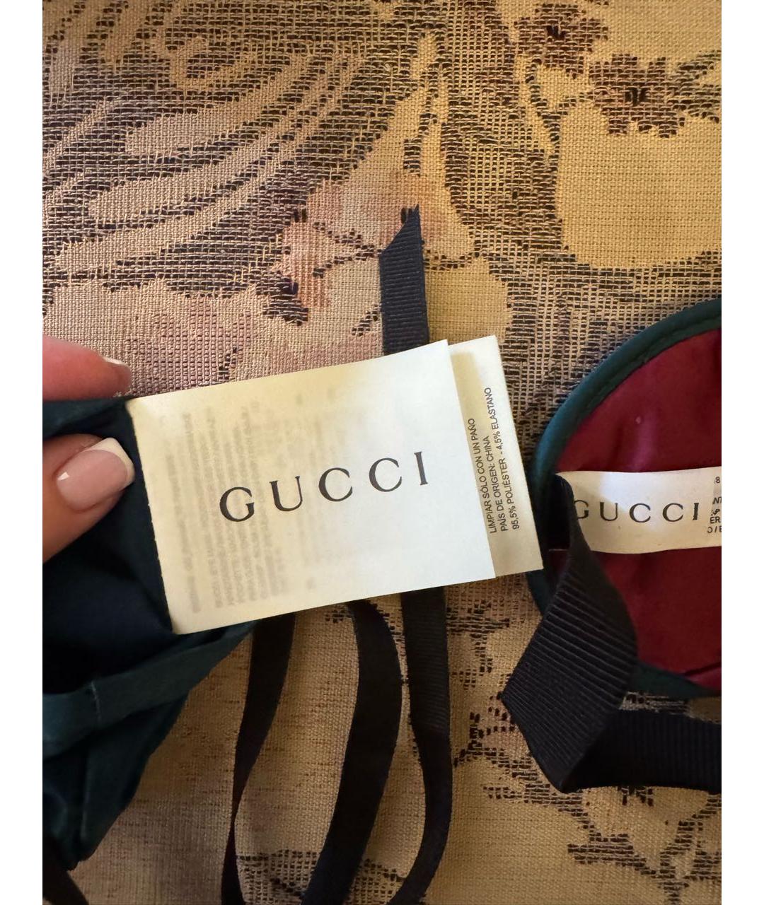 GUCCI Зеленая повязка на голову, фото 6