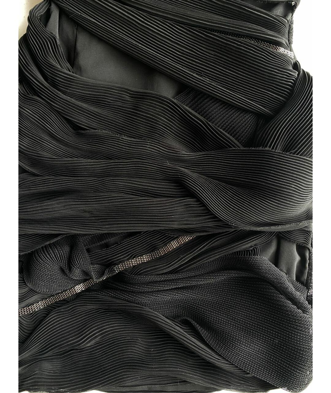 FAITH CONNEXION Черное полиэстеровое повседневное платье, фото 2