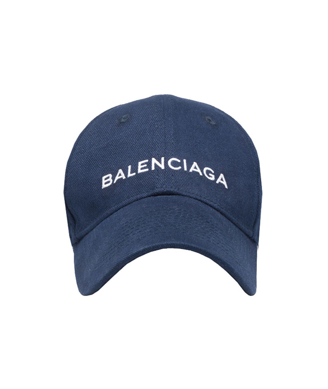 BALENCIAGA Синяя кепка, фото 1