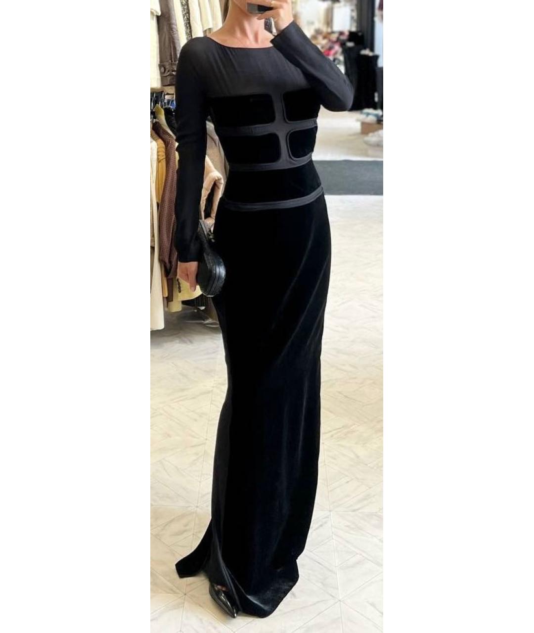 TOM FORD Черное бархатное вечернее платье, фото 7