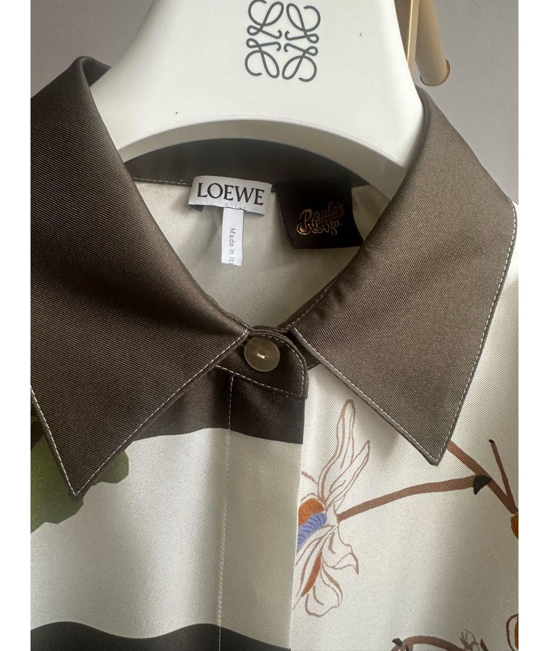 LOEWE Мульти шелковая блузы, фото 5