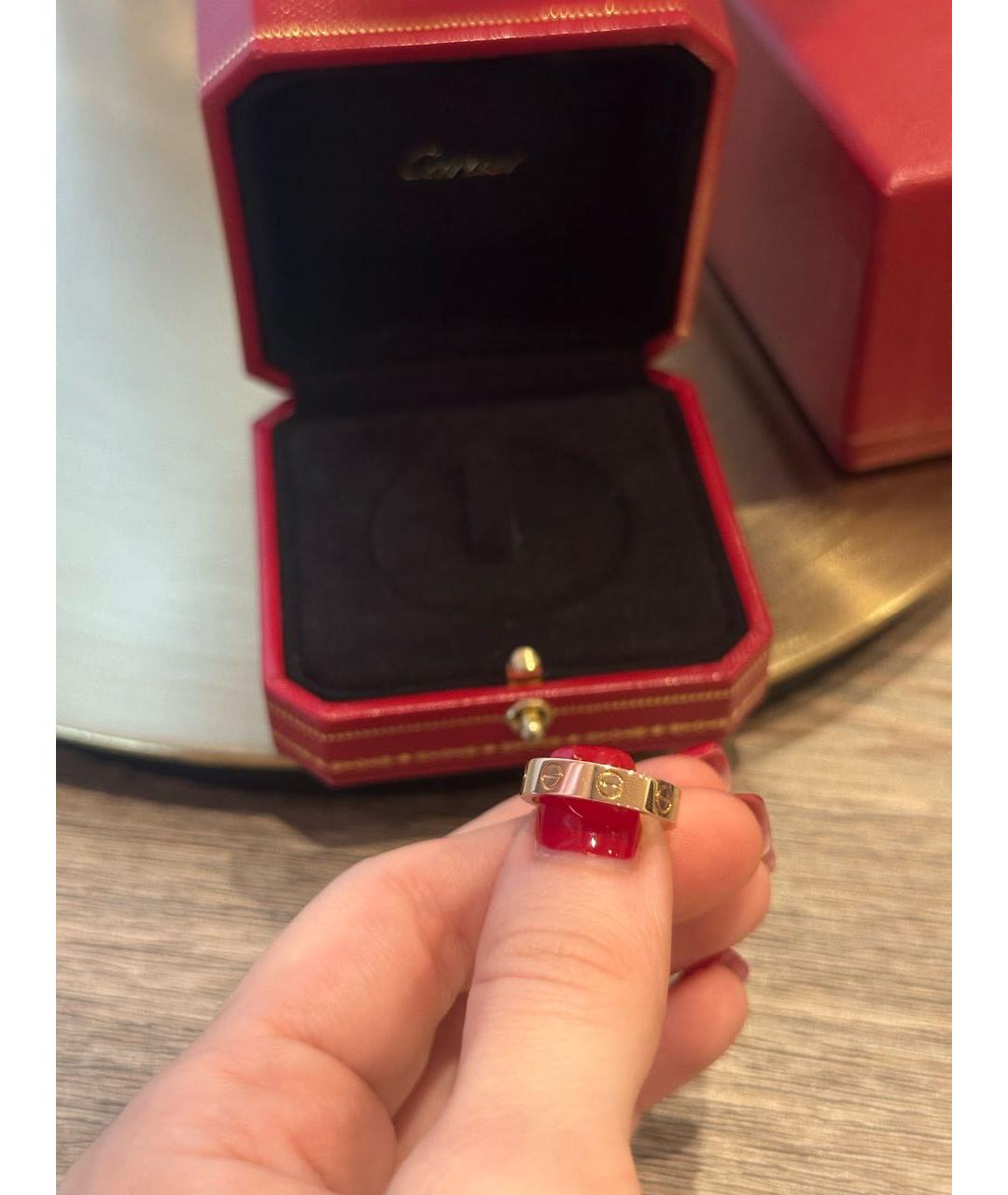 CARTIER Золотое кольцо из розового золота, фото 8