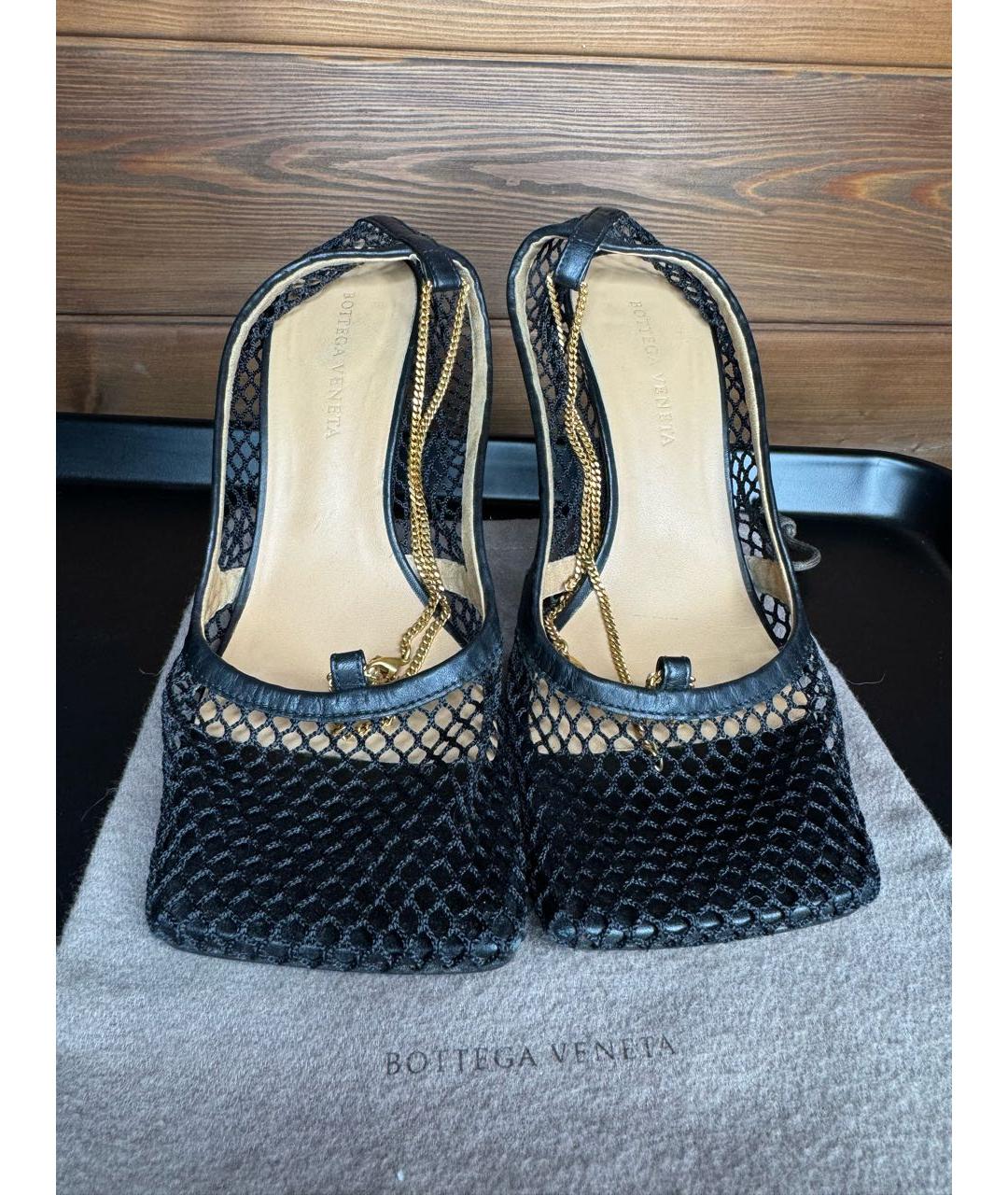 BOTTEGA VENETA Черные босоножки, фото 2