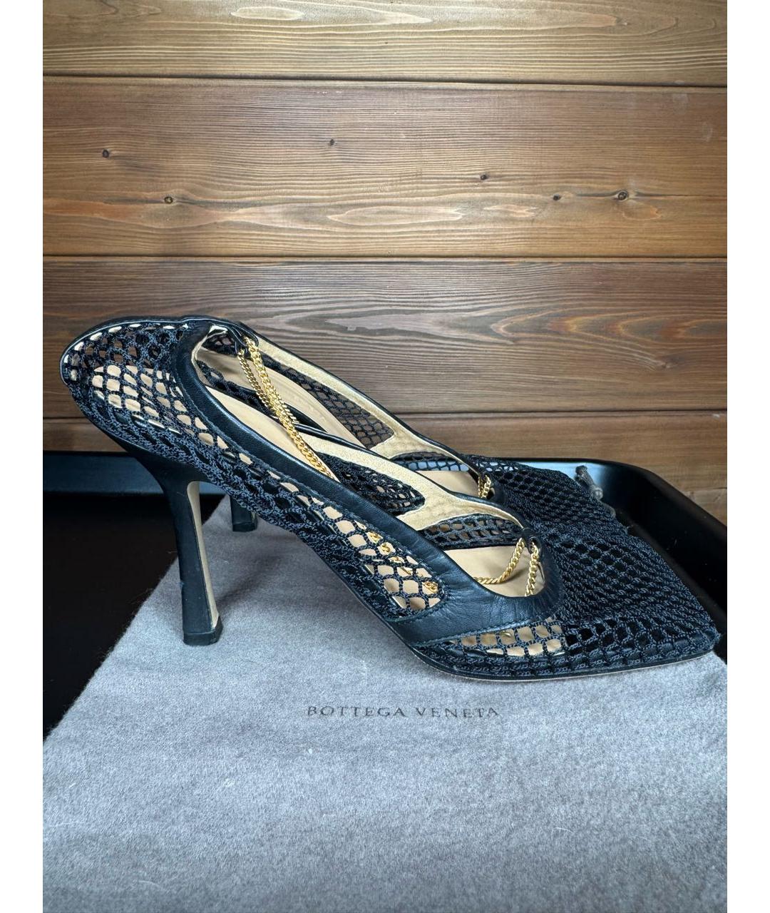 BOTTEGA VENETA Черные босоножки, фото 9