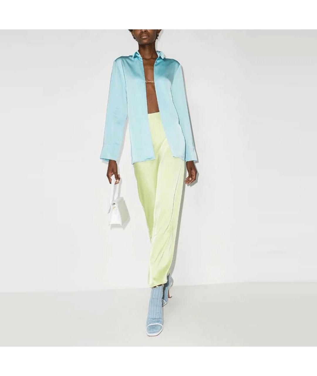 JACQUEMUS Голубая хлопковая рубашка, фото 2