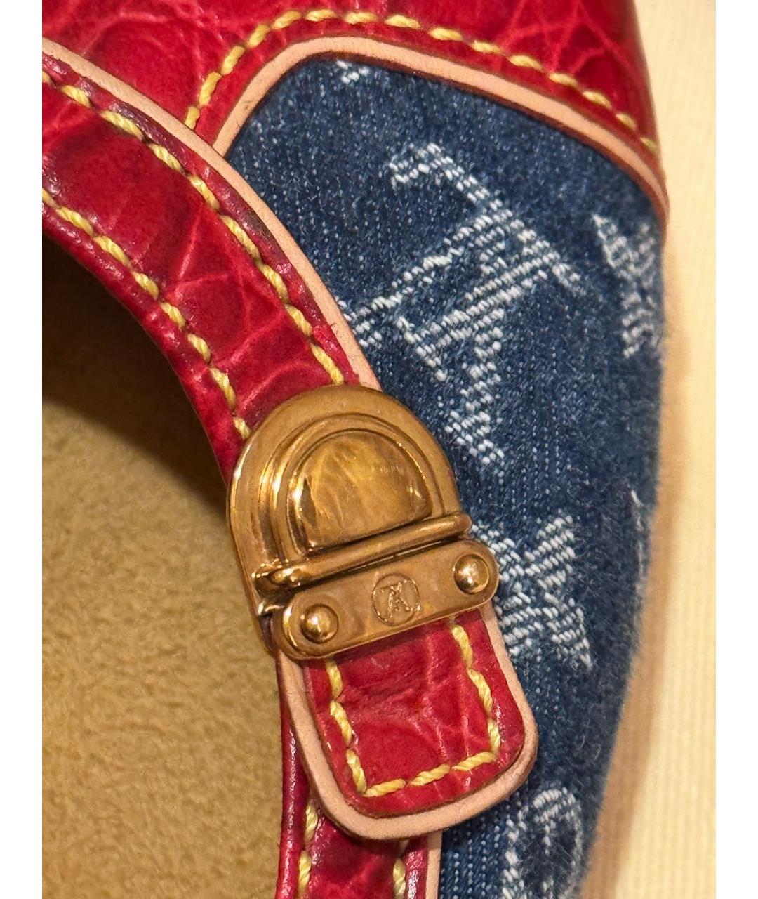 LOUIS VUITTON Мульти текстильные балетки, фото 6