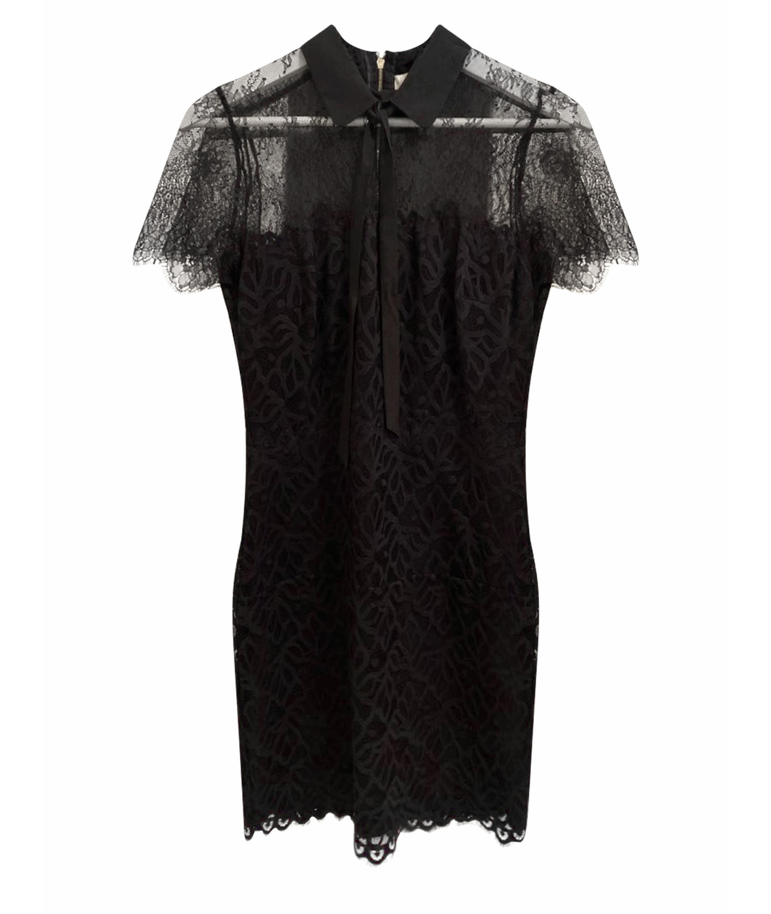 SANDRO Черное полиэстеровое платье, фото 1