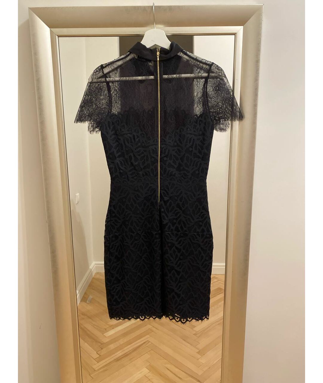 SANDRO Черное полиэстеровое платье, фото 2