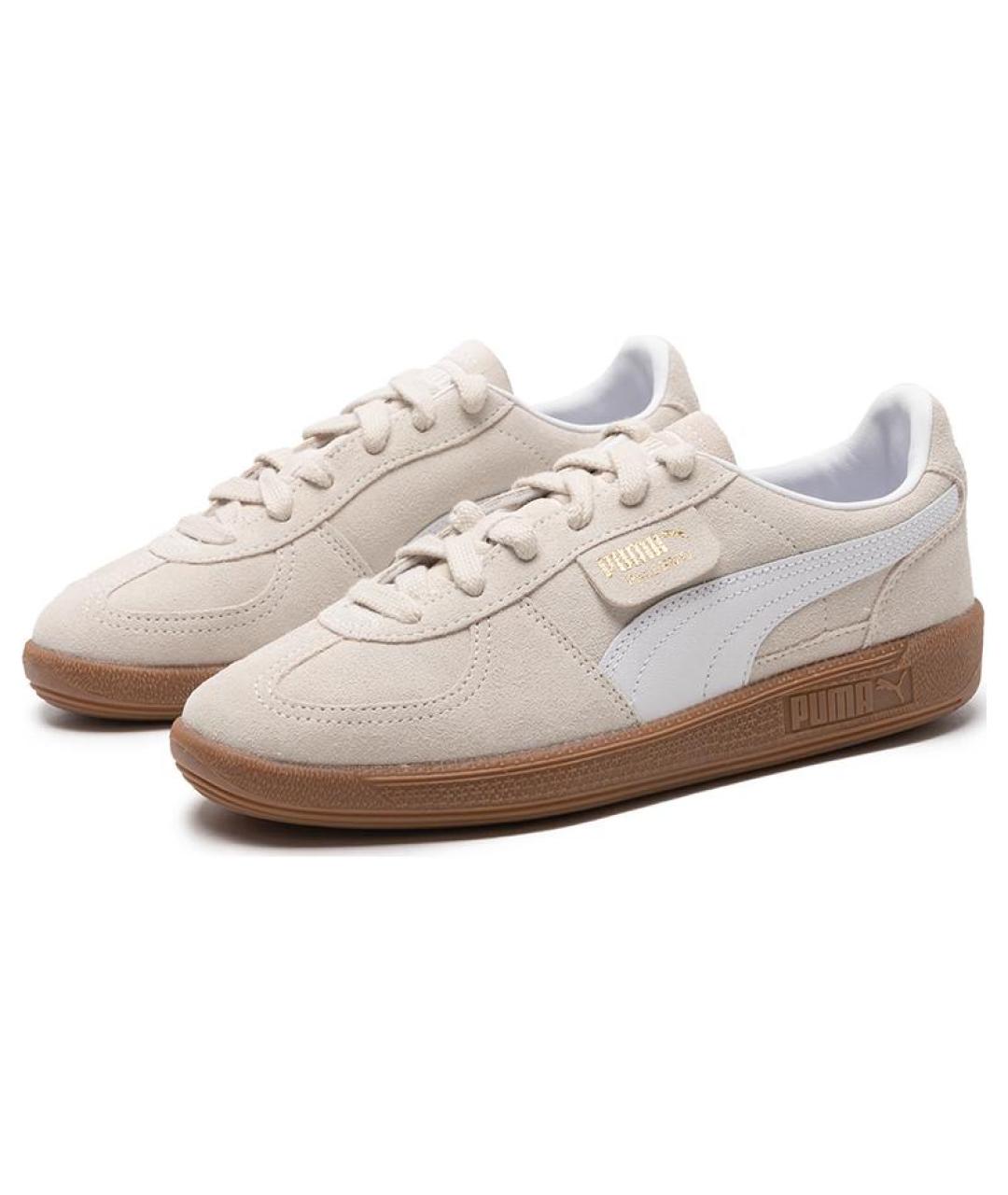 PUMA Бежевые кеды, фото 4