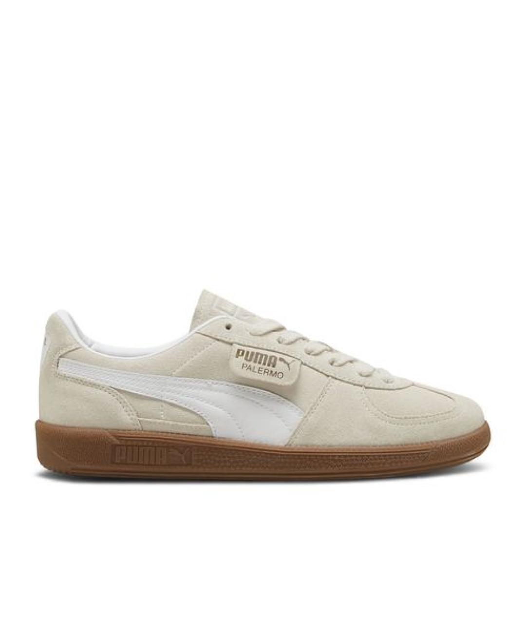 PUMA Бежевые кеды, фото 1