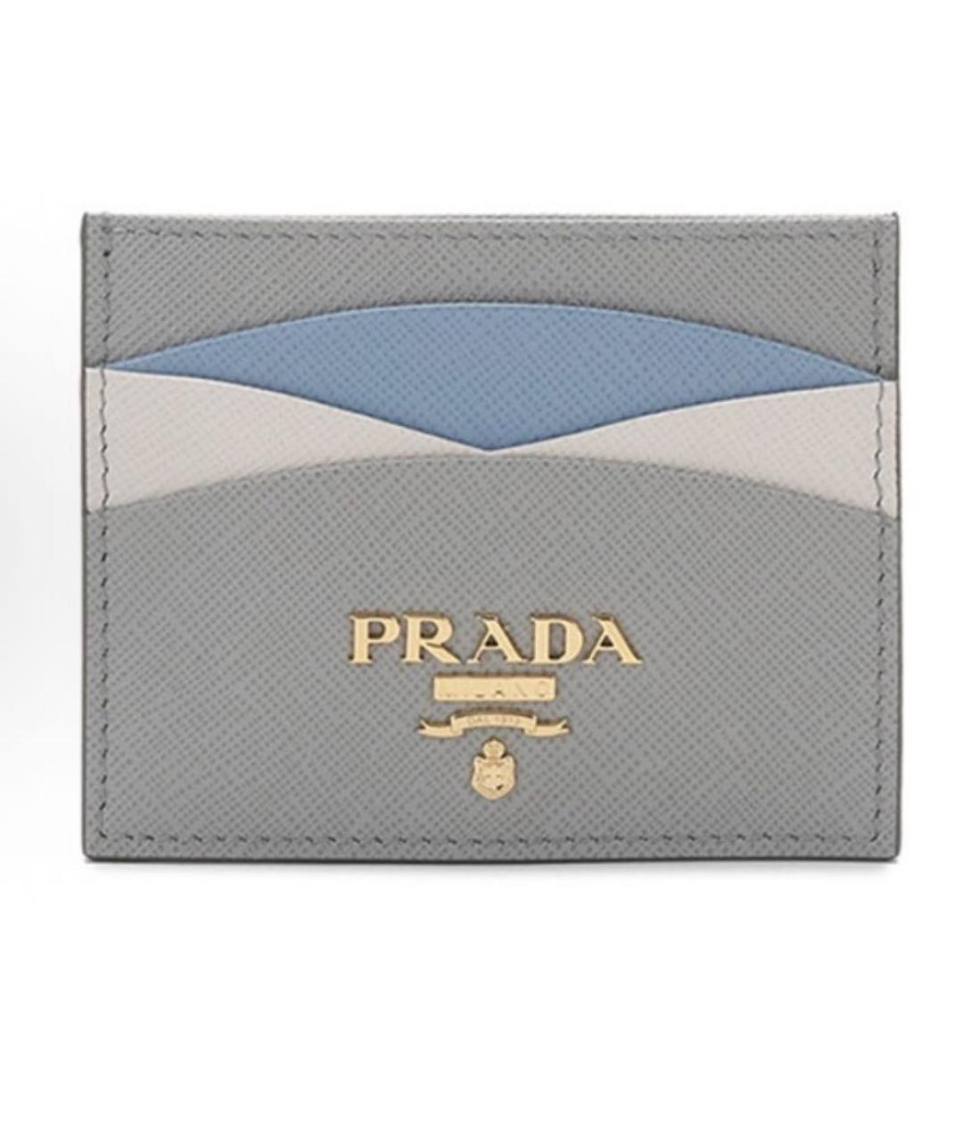 PRADA Серый кардхолдер, фото 4