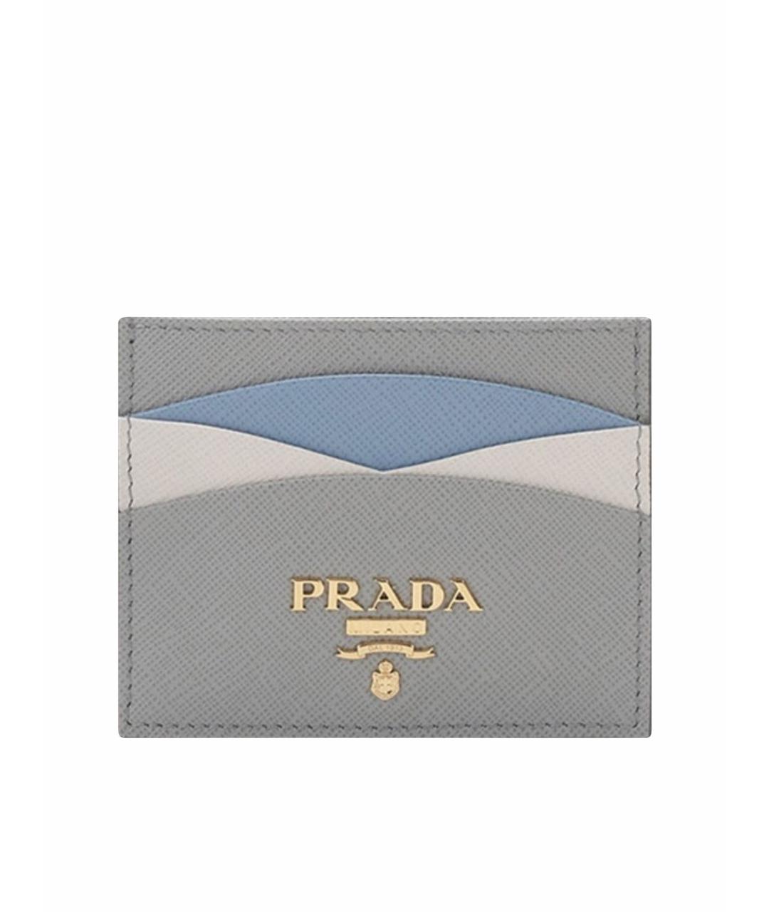 PRADA Серый кардхолдер, фото 1